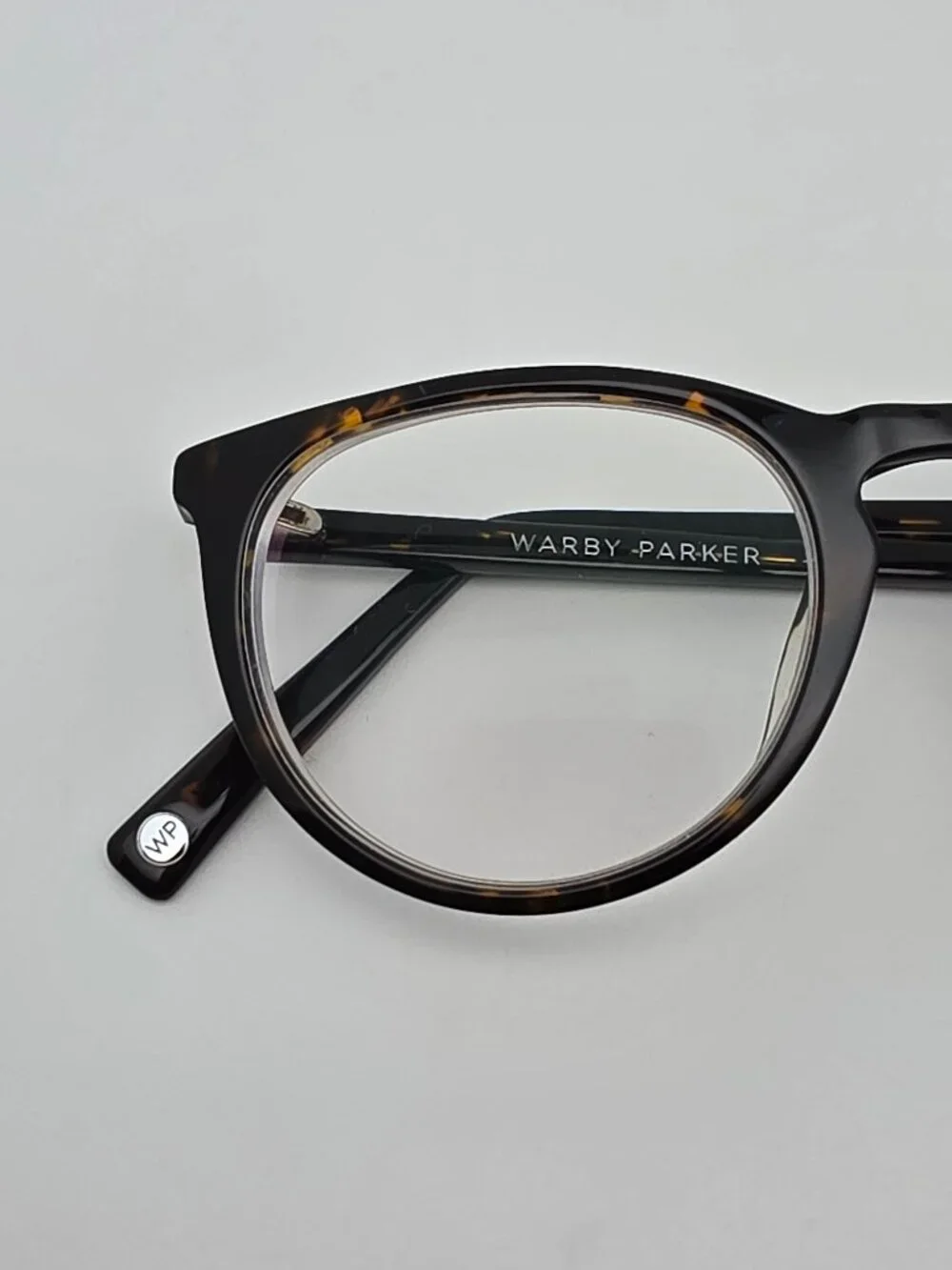 Warby Parker Haskell 200 Whiskey Tortoise Eyeglasses Frame w/ Case 49-22-145